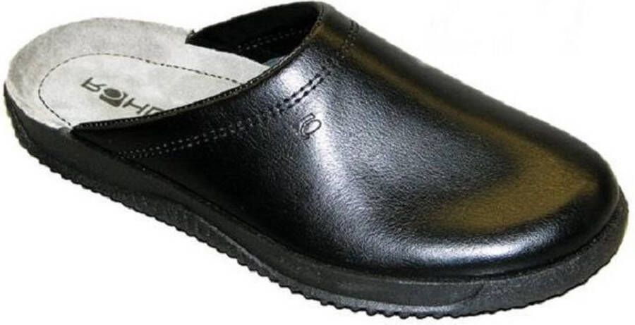 Rohde Pantoffels Zwart Leer 370410 Heren Leer - Foto 12
