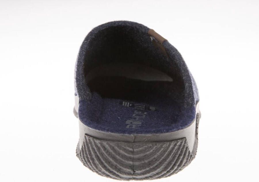 Rohde Heren Pantoffels Instap Pantoffels Blauw