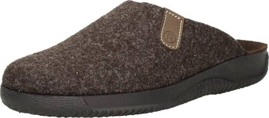 Rohde Heren Pantoffels Instap Pantoffels Bruin