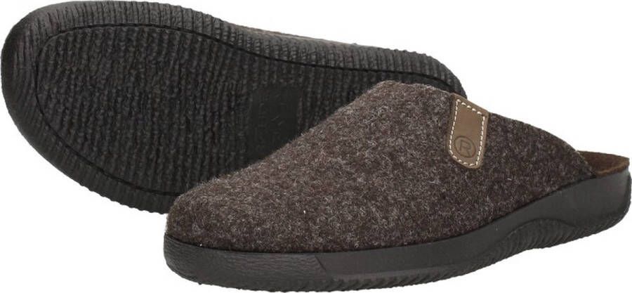 Rohde Heren Pantoffels Instap Pantoffels Bruin