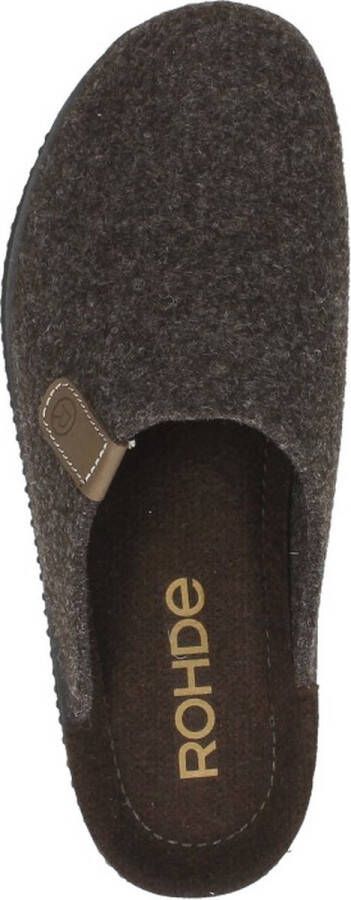 Rohde Heren Pantoffels Instap Pantoffels Bruin