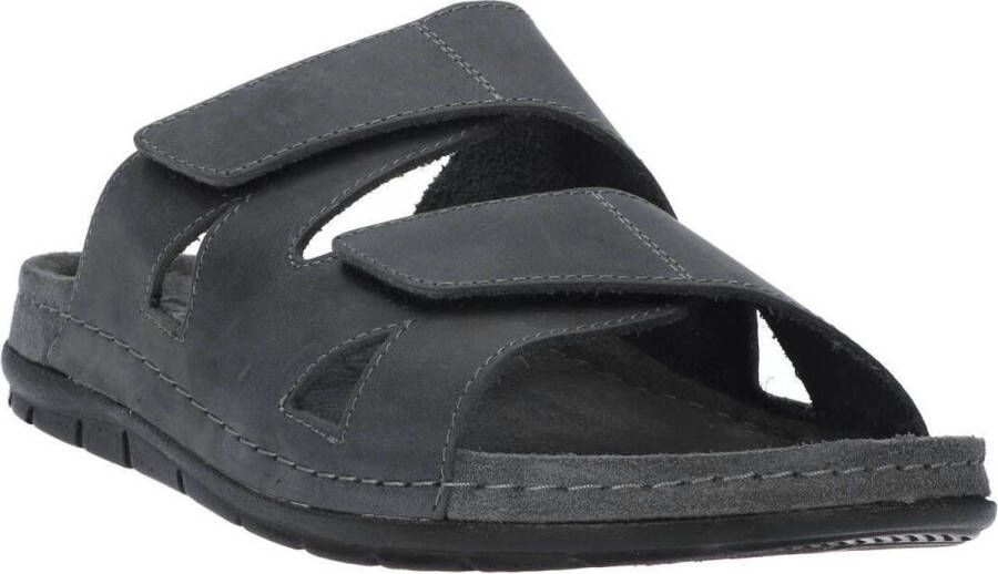 Rohde Heren slippers Open Teen Donkergrijs