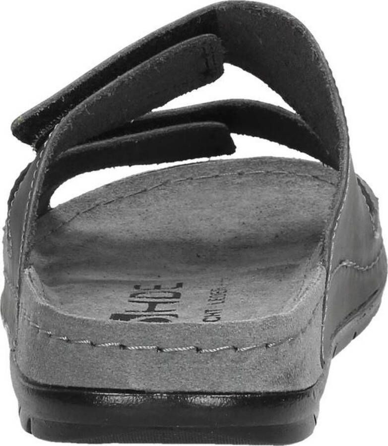 Rohde Heren slippers Open Teen Donkergrijs