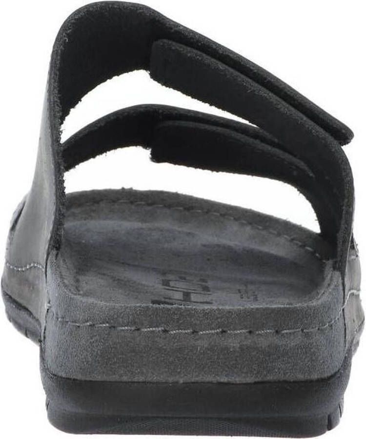 Rohde Heren slippers Open Teen Donkergrijs