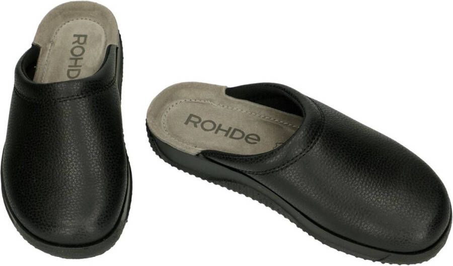 Rohde -Heren zwart pantoffels & slippers