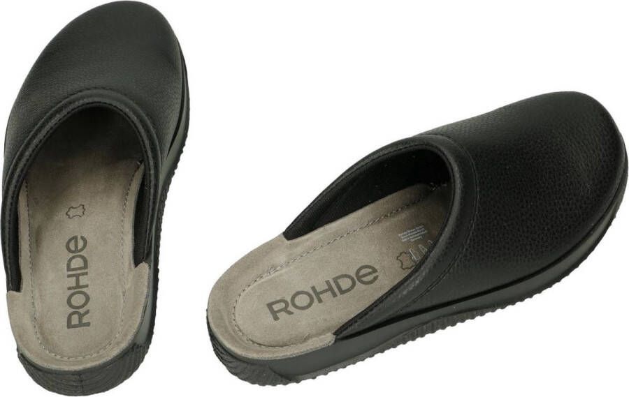 Rohde -Heren zwart pantoffels & slippers