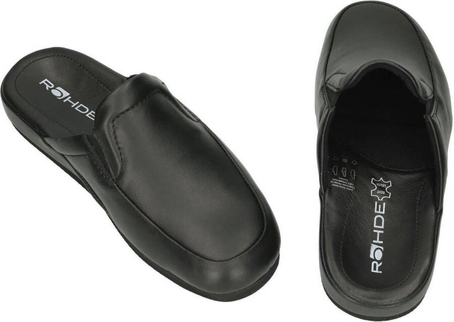 Rohde -Heren zwart pantoffels & slippers