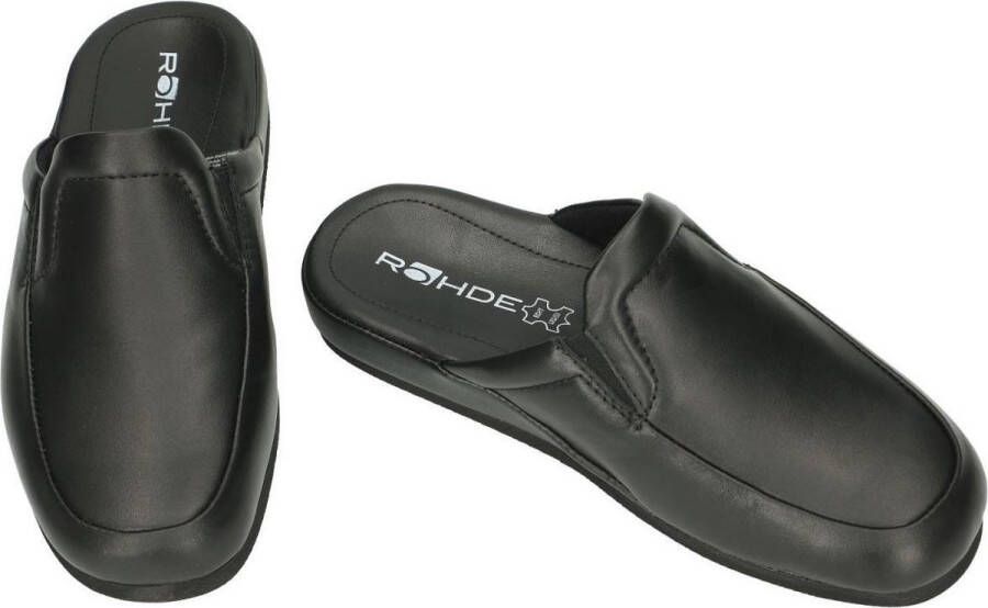 Rohde -Heren zwart pantoffels & slippers