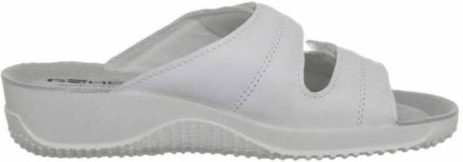 Rohde Leren Dames Slippers Wit