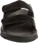 Rohde 1940 90 Leren Dames Slippers Slides Voorgevormd Voetbed Zwart - Thumbnail 2