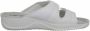 Rohde Leren Dames Slippers Wit - Thumbnail 24