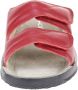 Rohde Dames Slippers Met Klittenband Sluiting Rood - Thumbnail 3