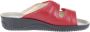 Rohde Dames Slippers Met Klittenband Sluiting Rood - Thumbnail 4