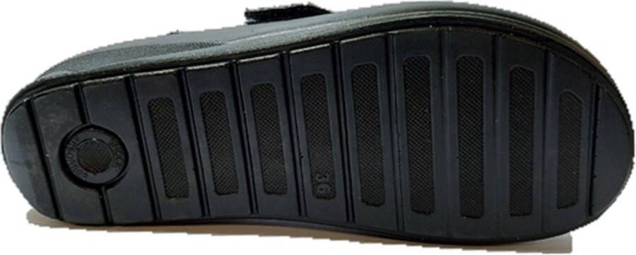 Rohde Pantoffel 6165 Zwart Stretch Verwisselbaar Voetbed