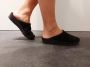 Rohde Pantoffels 2290 Zwart Panter Print 7½ - Thumbnail 4