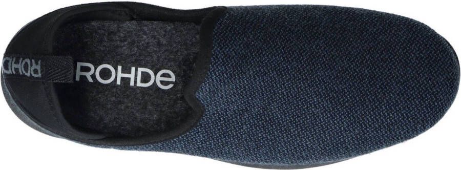Rohde Pantoffels Blauw Vilt 370436 Heren Vilt - Foto 9