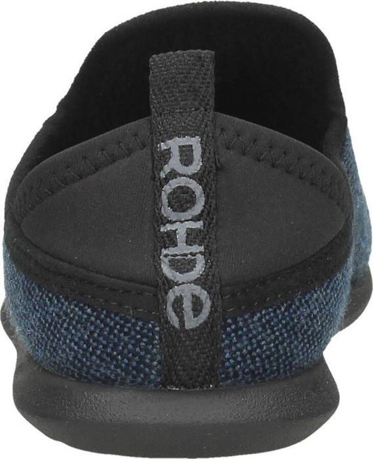 Rohde Pantoffels Blauw Vilt 370436 Heren Vilt - Foto 10