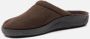 Skechers Rohde Heren Pantoffels Donkerbruin - Thumbnail 4