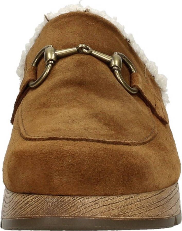 Rohde Pantoffels Cognac Synthetisch Dames