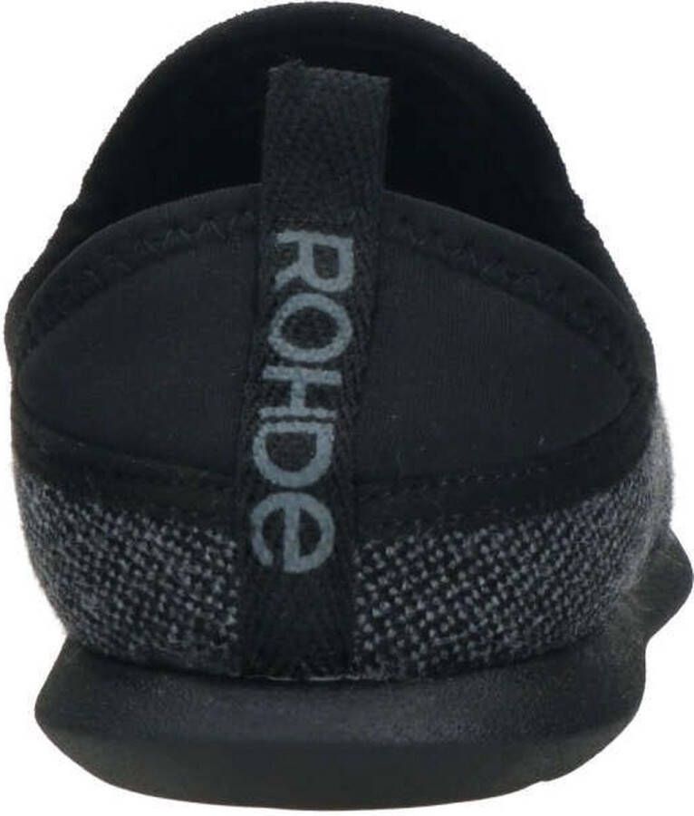 Rohde Pantoffels grijs Textiel 370437 Heren