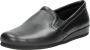 Rohde Pantoffels Heren Sloffen Instappers Leer Harde zool Dichte hiel 6402 Zwart - Thumbnail 3