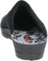 Rohde Pantoffels Dames Sloffen Instappers Canvas Harde zool Open hiel 2291 Zwart - Thumbnail 7