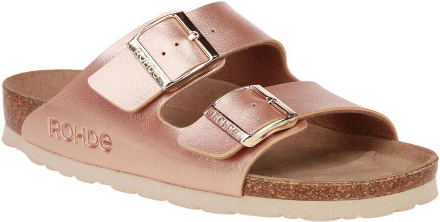 Rohde Roze Metallic Slipper