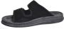 Rohde Slipper Heren Leder Zwart Klittenband 6241 - Thumbnail 5