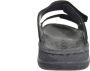 Rohde Slipper Heren Leder Zwart Klittenband 6241 - Thumbnail 5