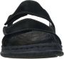 Rohde Slipper Heren Leder Zwart Klittenband 6241 - Thumbnail 7