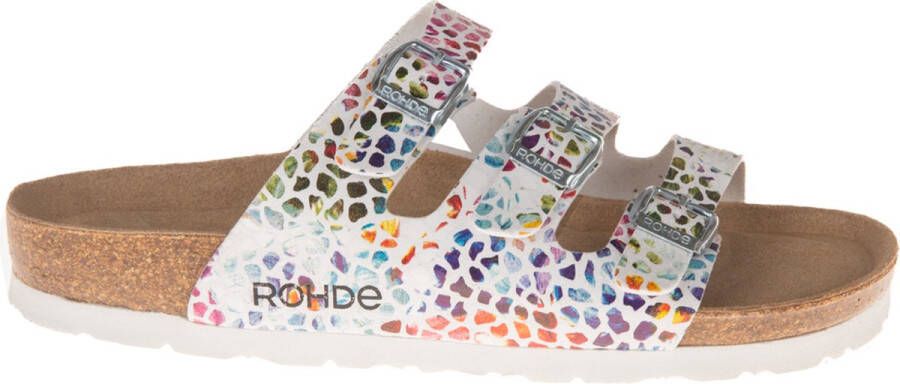 Rohde Sunnys N´13 dames muiltjespantoffel sandaal 5620 wit