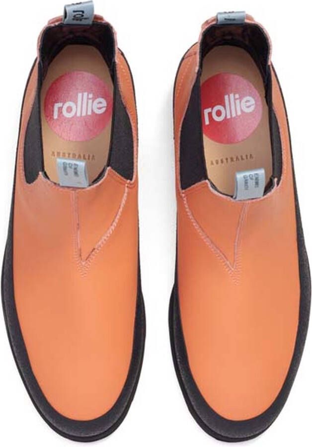 Rollie Dames Laars Fields Chelsea Rubberised Orange