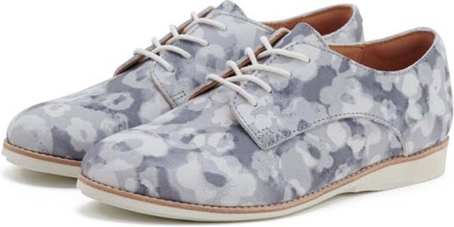 Rollie Dames Veterschoen Derby Grey Floral