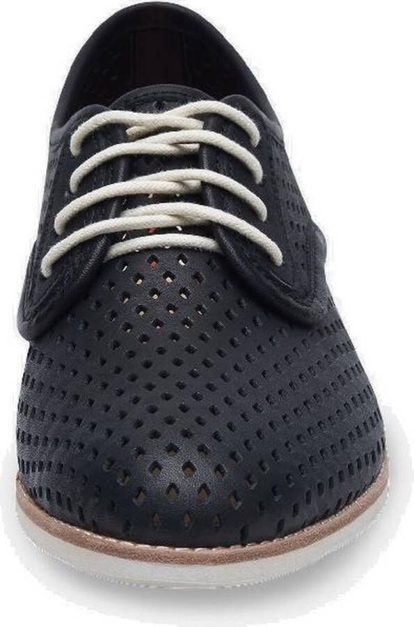 Rollie Dames Veterschoen Derby Punch Black