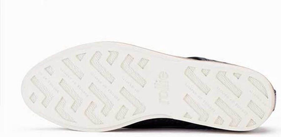 Rollie Dames Veterschoen Derby Punch Black