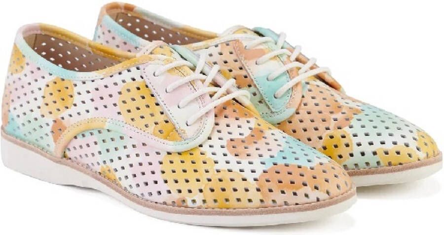 Rollie Dames Veterschoen Derby Punch Colour Burst - Foto 5