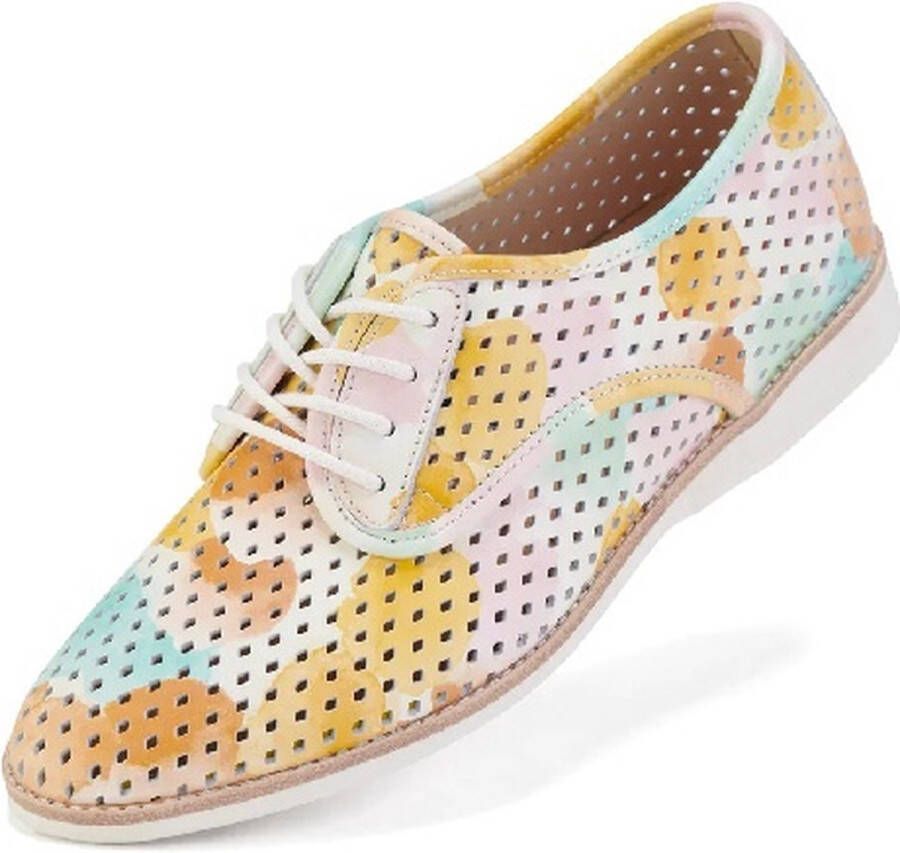 Rollie Dames Veterschoen Derby Punch Colour Burst - Foto 9