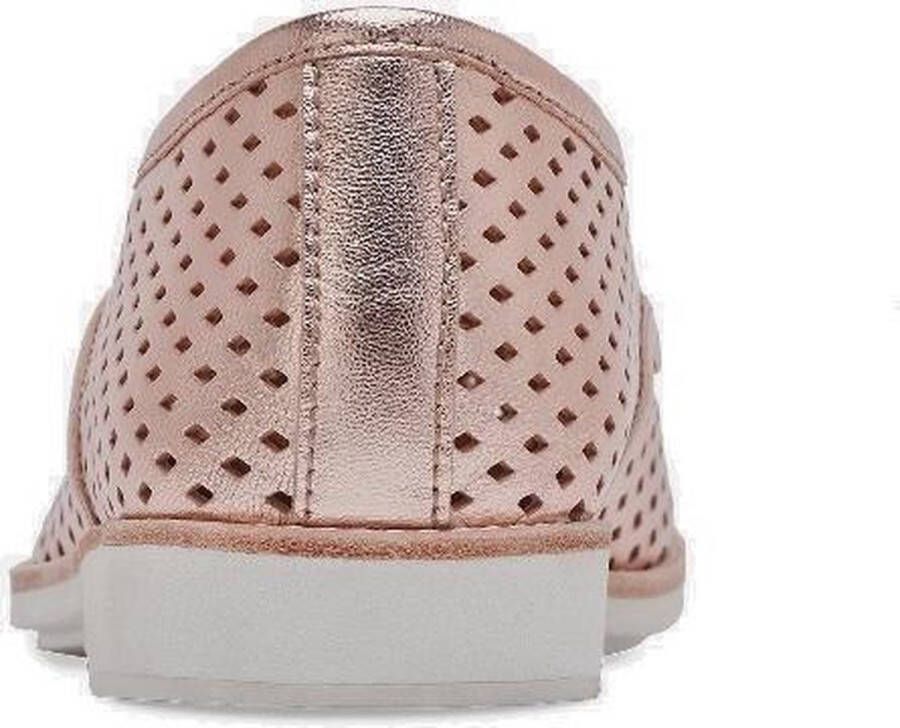 Rollie Dames Veterschoen Derby Punch Rose Gold