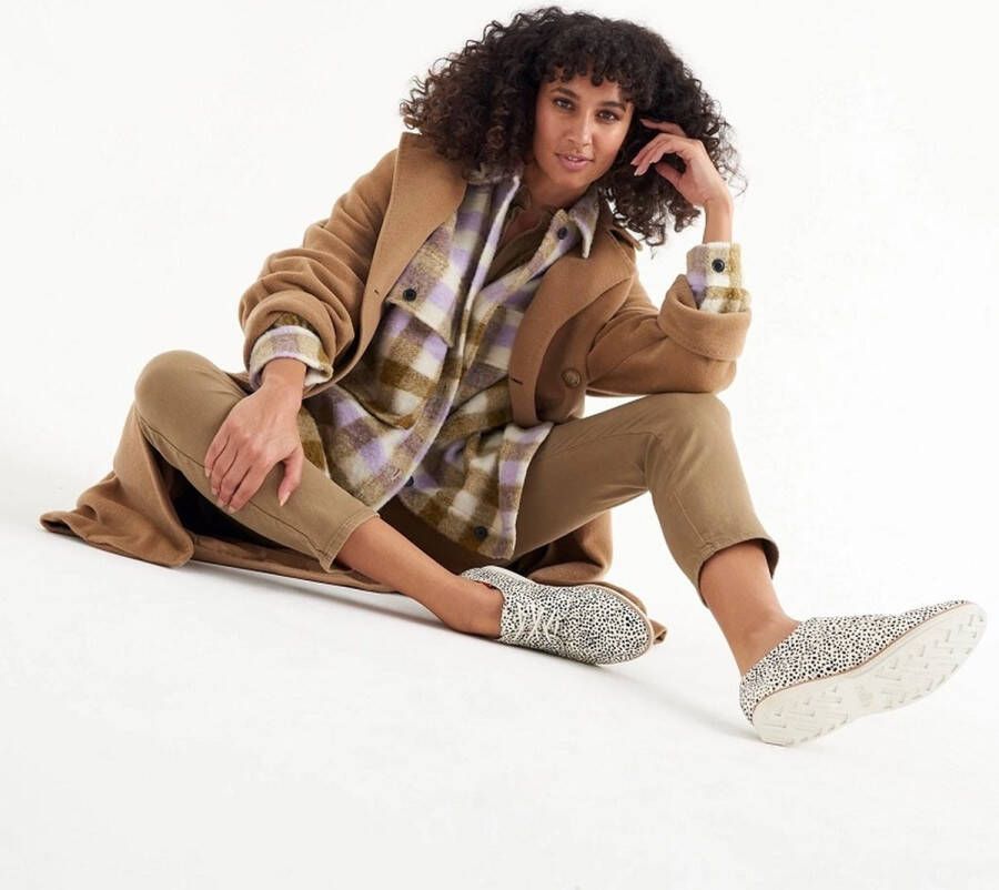 Rollie Dames Veterschoen Derby Snow Leopard