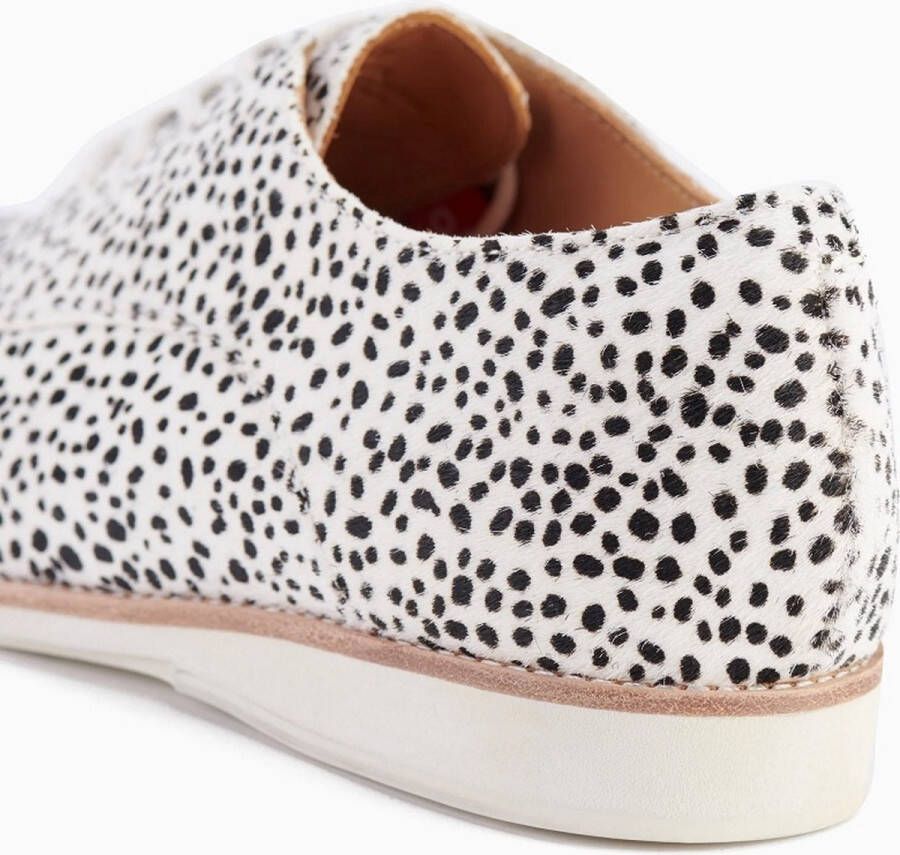 Rollie Dames Veterschoen Derby Snow Leopard