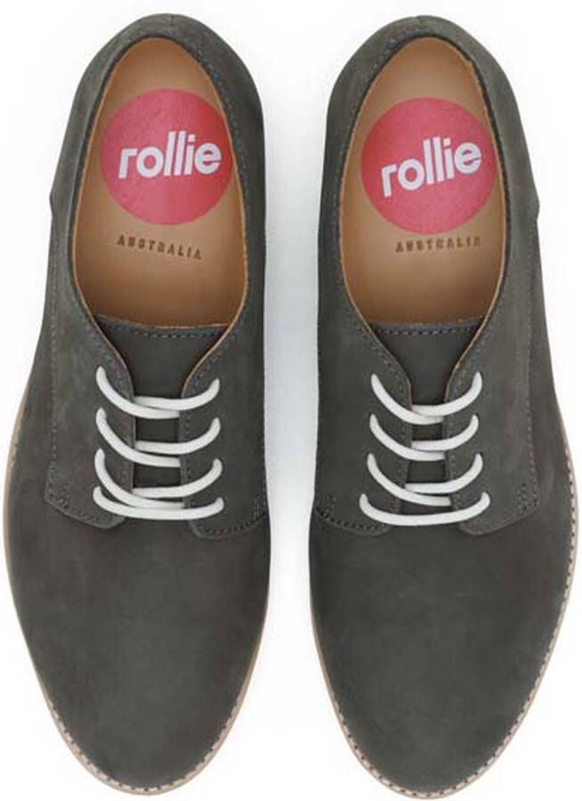 Rollie Dames Veterschoen Derby Super Soft Peat