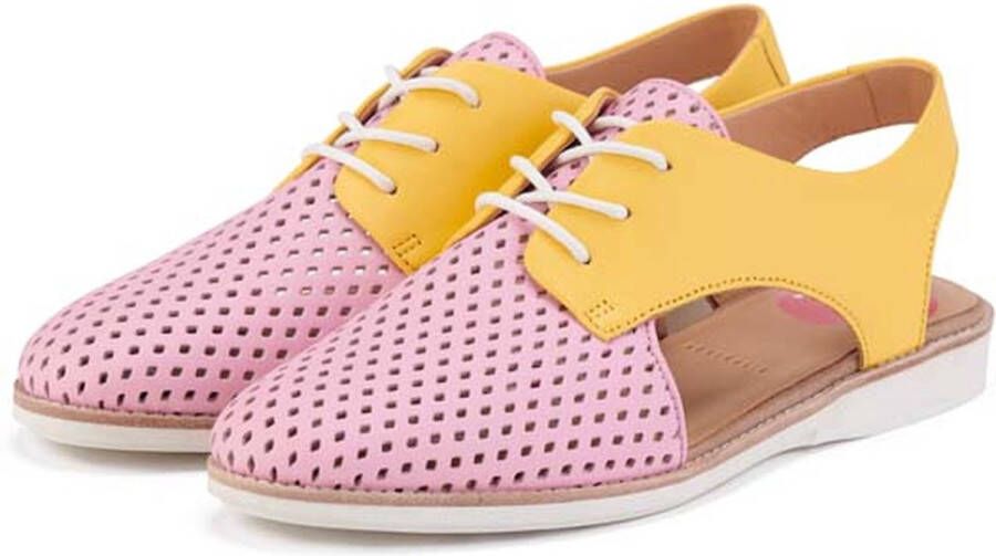 Rollie Dames Veterschoen Slingback Punch Pink Lemonade - Foto 5