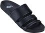 Rollie Tide Triple Strap slippers zwart - Thumbnail 9