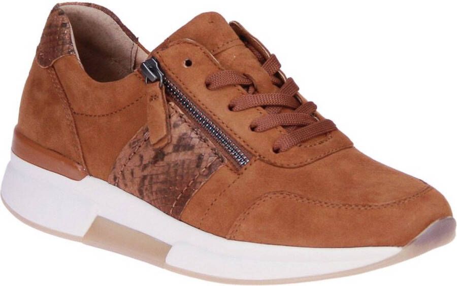 Rollingsoft -Dames cogna caramel sneakers