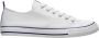 Roly Witte canvas sneaker met model Byles - Thumbnail 2