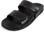 Romika 2 Strap Velcro Sandal Women ZWART - Thumbnail 1