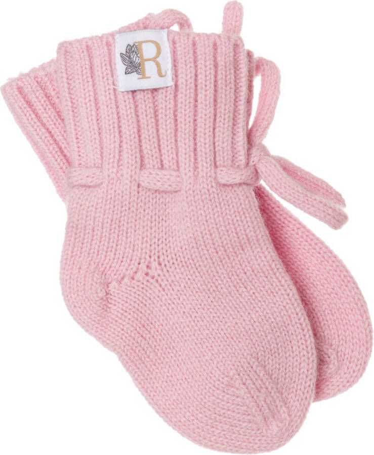 Rosinibabykinddesign Rosini sloffen merinowol MAUVE