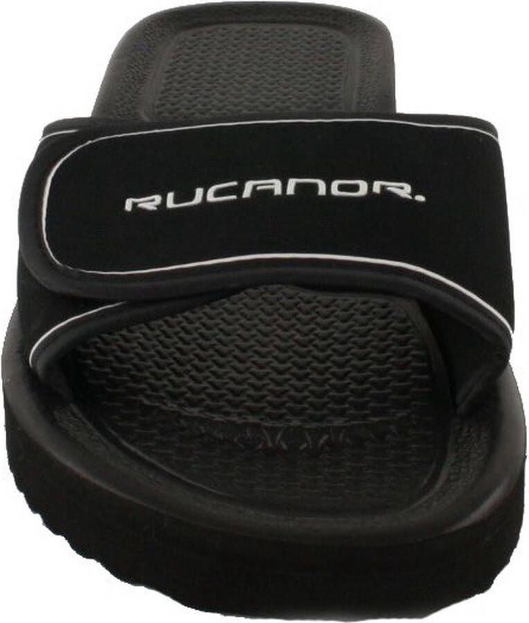 Rucanor Bad Slippers Unisex Zwart Wit