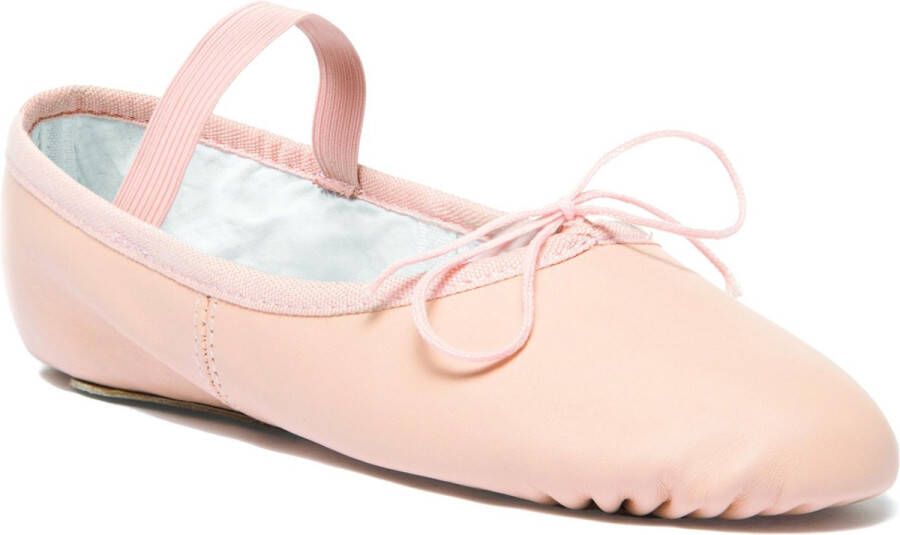 Rumpf Balletschoenen roze 1001 Balletschoen meisje Hele zool Leer Balletschoentjes voor kinderen - Foto 4