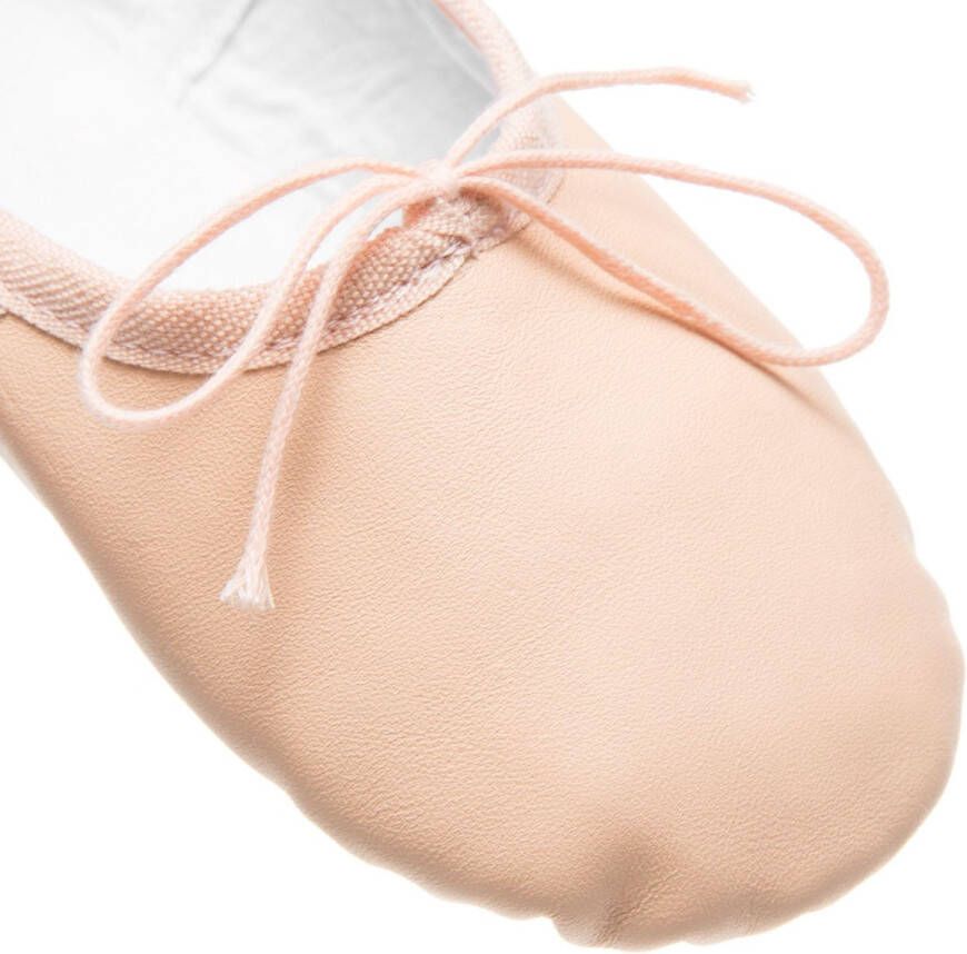 Rumpf Balletschoenen Roze Meisjes Voor Kinderen 1001 Leer Hele Zool